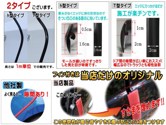 シリコン ドアモール H型 白 メール便 送料無料 ホワイト 長さ１ｍ 100cm 新型 汎用エッジガード 3m両面テープ貼付済 サイドドの通販はau Pay マーケット Automax Izumi