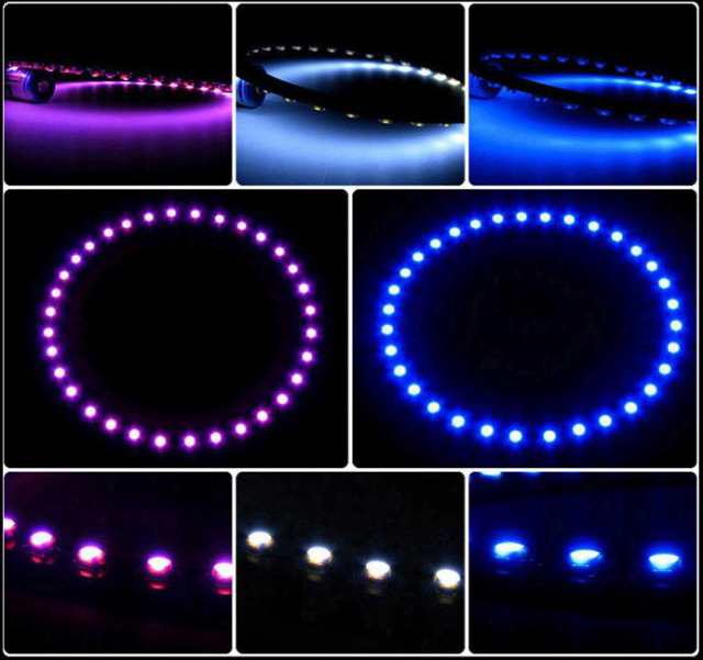 サークルアイ (9cm) 赤 レッド 90mm エンジェルリング イカリング LED 3528SMD フォグライト ヘッドライト エンジェルアイ 自作  取り付けの通販はau PAY マーケット - AUTOMAX izumi | au PAY マーケット－通販サイト