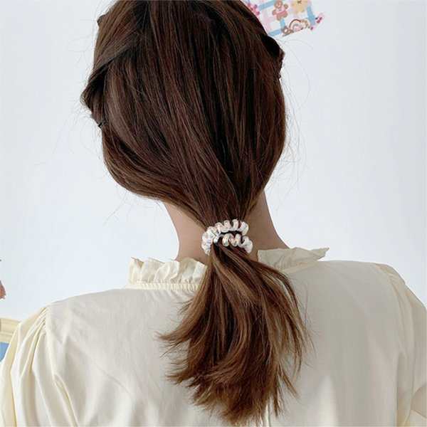 オーロラスプリングヘアゴム【ヘアゴム スプリング ヘアアクセサリー