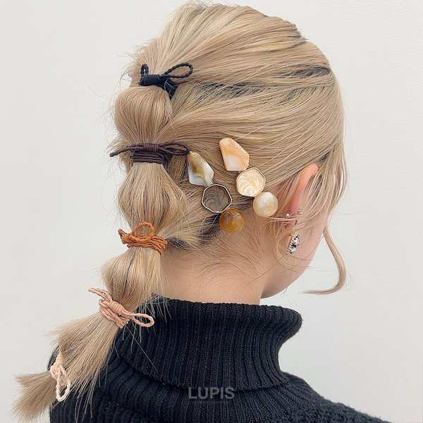 ヘアゴム セット ヘアアクセサリー リボン ツイスト 編み込み ヘアアレンジ シンプル おしゃれ 激安 ルピス Lupisの通販はau Pay マーケット ルピス Lupis