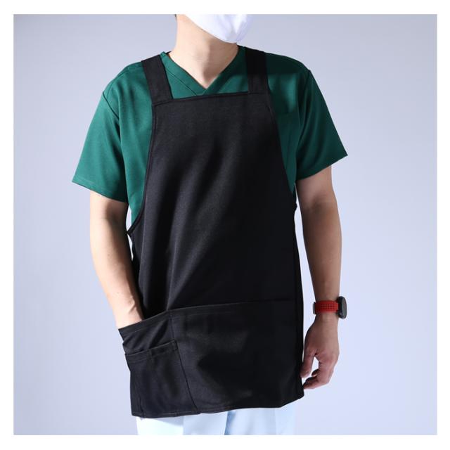 エプロン ショート 介護 予防衣 看護 ショートエプロン 介護