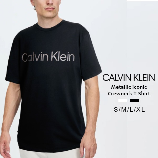 送料無料 新品 CALVIN KLEIN クルーネック Tシャツ XL