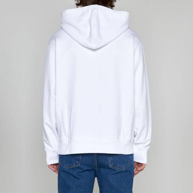 メゾンキツネ パーカー スウェット プルオーバー MAISON KITSUNE FOX コットン メンズ 男女兼用 黒 ブラック グレー_4