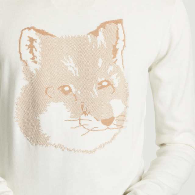 MAISON KITSUNE メゾンキツネ ニット・セーター S ベージュ