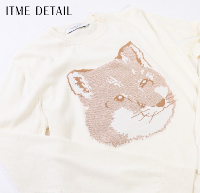 maison kitsune ニット セーター FOX HEAD - トップス