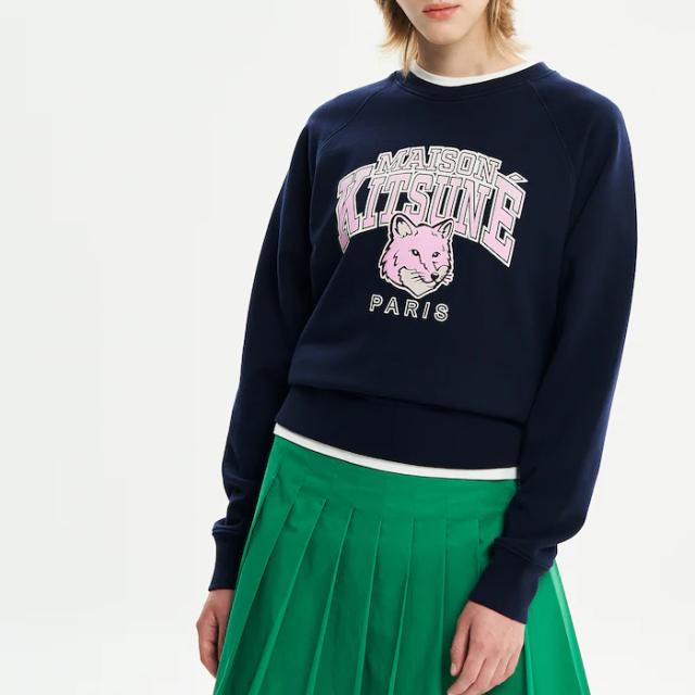 メゾンキツネ パーカー スウェット プレゼント MAISON KITSUNE