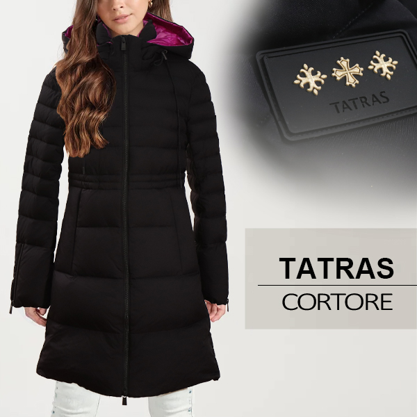 タトラス レディース ダウン TATRAS コルトレ CORTORE ロング 女性用 ダウンジャケット ダウンコート アウター 細身 ナイロン スリム 防の通販は