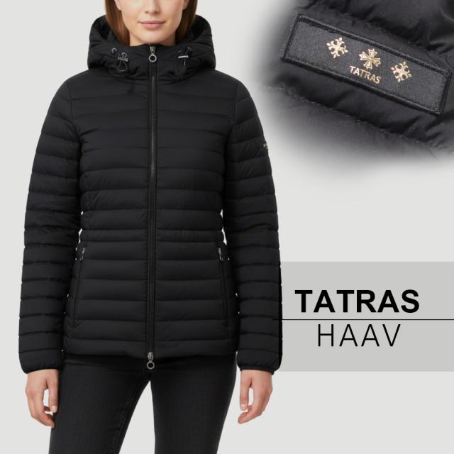 タトラス レディース ダウンジャケット TATRAS ハーヴ HAAV フード付き ショート丈 女性用 アウター あったか 防寒