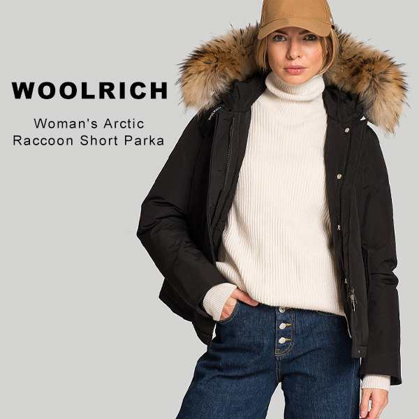 WOOLRICH ARCTIC RACCOON PARKA ブラック Mサイズ