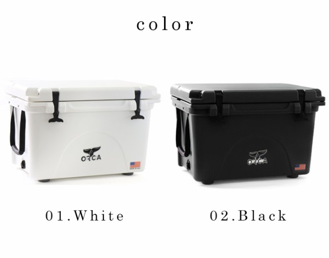 オルカ orca クーラーボックス 保冷ボックス 釣り アウトドア 保冷 キャンプ バーベキュー かっこいい 黒 40 Quart