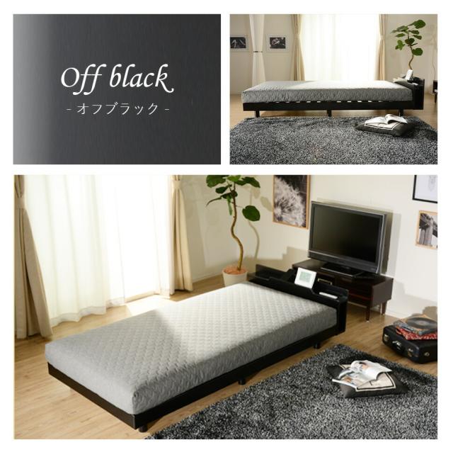 ベッド すのこ セミダブルベッド ベッドフレーム すのこベッド セミダブル ベット スノコ おしゃれ コンセント付き 北欧の通販は