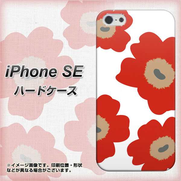 Iphone Se ハードケース カバー Va956 花柄 マリメッコ レッド 素材クリア アイフォンse Iphonese用 の通販はau Pay マーケット スマホカバー専門店シーガル２