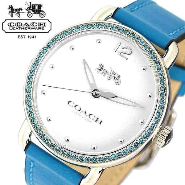 コーチ Coach 腕時計 デランシー 36mm グリーンストーン 革ベルト レディースの通販はau Pay マーケット Cameron