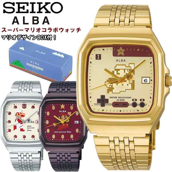 セイコー アルバ Seiko Alba メンズ 腕時計 マリオコラボ ファミコンマリオシリーズ スターマリオ Acck711 Acck4 Acck421の通販はau Pay マーケット Cameron