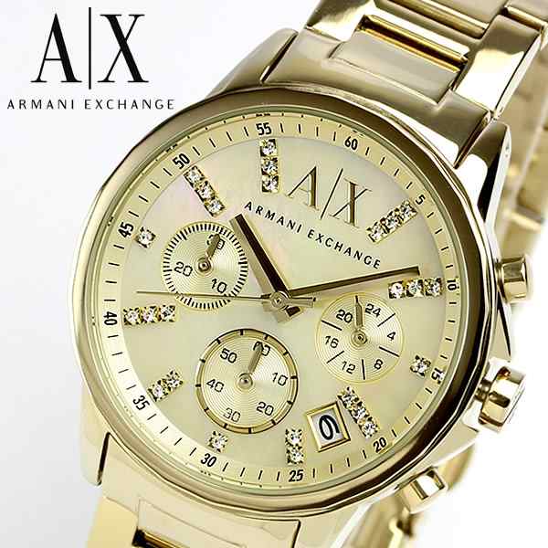 ARMANI EXCHANGE アルマーニエクスチェンジ 腕時計 レディース クロノ 