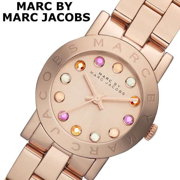 【MARC BY MARC JACOBS】 マークバイマークジェイコブス エイミー デクスター グリッツ 腕時計 レディース クオーツ 5気圧防水  ピンクゴ｜au PAY マーケット