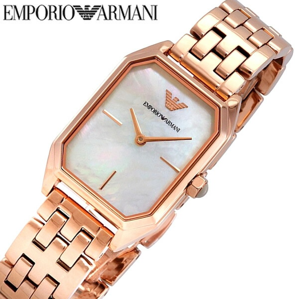 EMPORIO ARMANI アルマーニ ウオッチ レディース ブランド名 差し上げ物 石英 さくら色ゴールド ar11147