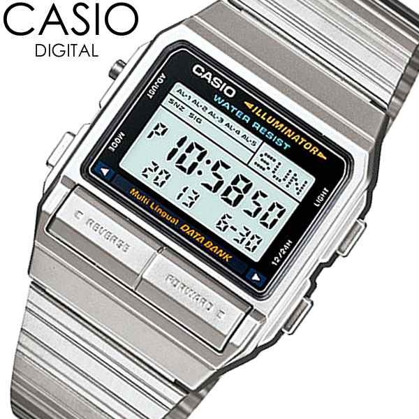 Casio カシオ チープカシオ チプカシ 腕時計 ウォッチ クオーツ 日常生活防水 データバンク Db 380 1の通販はau Pay マーケット Cameron