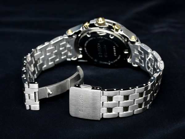 【スーパー】セイコー プルミエ クロノ クオーツ 腕時計 SPC068P1 ホワイト 海外モデル