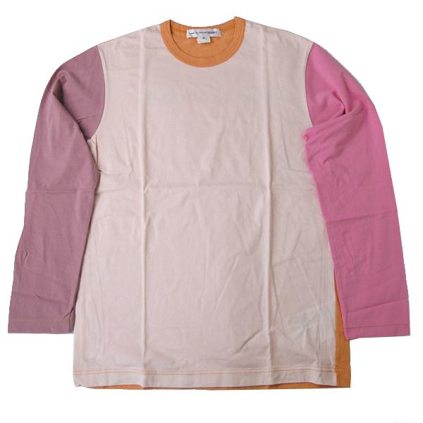 COMME des GARCONS カラーブロック長袖Tシャツ COMME des GARCONS SHIRT(コムデギャルソンシャツ) / カラー