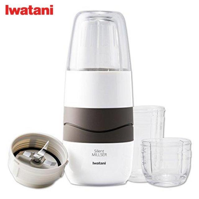 送料無料 Iwatani サイレントミルサー IFM-S30G 日本製 低騒音 ミルサー 静音 ４枚刃 フードカッター 離乳食 レンジ対応 レシピ付 イワタニ