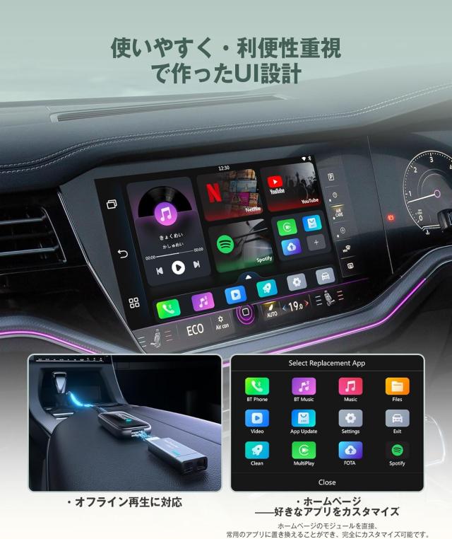 送料無料 正規品 Ottocast Play2Video Ultra CA515T オットキャスト