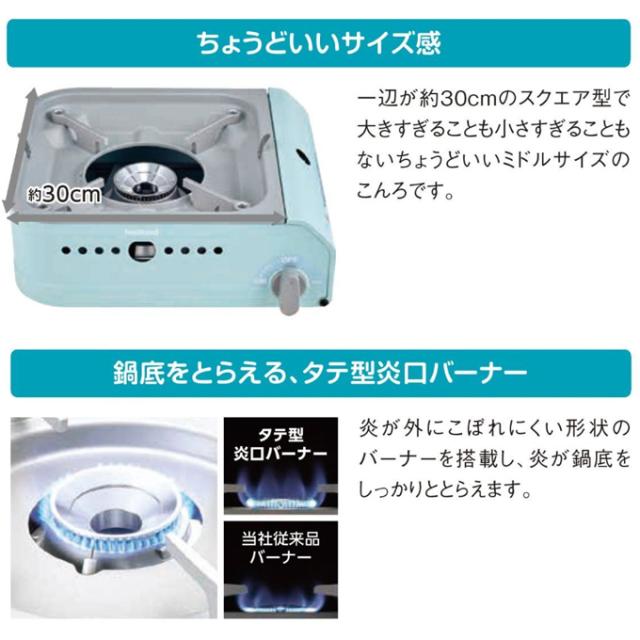送料無料 イワタニ ミニマルS コンロ＋別売り専用プレート＋カバー