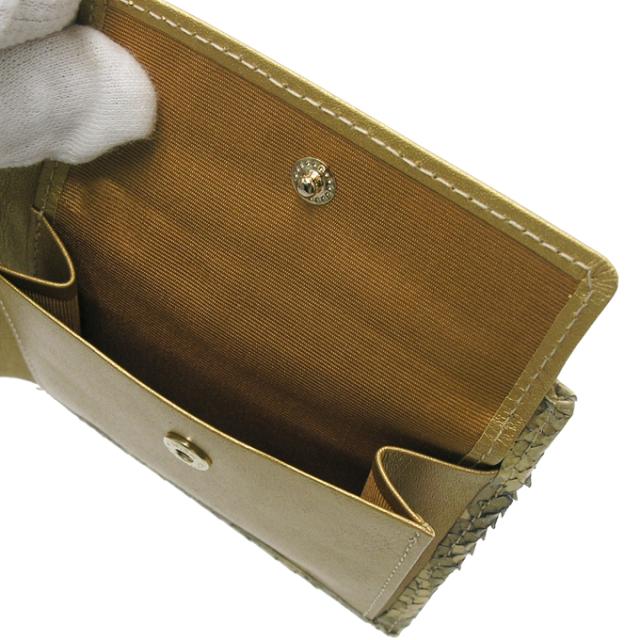 送料無料 薄金蛇 錦ヘビ 二つ折り財布 さいふ サイフ メンズ 錦蛇革 内側牛革使用 日本製 メンズ レディース 縁起物 パイソン ニシキヘビ 送料無料 薄金蛇 錦ヘビ 二つ折り財布 さいふ サイフ メンズ 錦蛇革