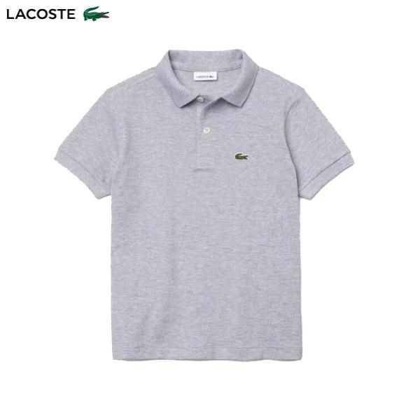 送料無料 ラコステ ポロシャツ PJ2909 CCA SILVER CHINE 半袖 レディース ボーイズ ガールズ キッズ 子供 LACOSTE