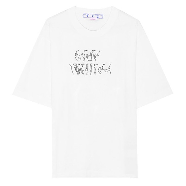 オフホワイト OFF-WHITE Tシャツ 半袖 丸首 NEEN ARROW SKATE S/S TEE