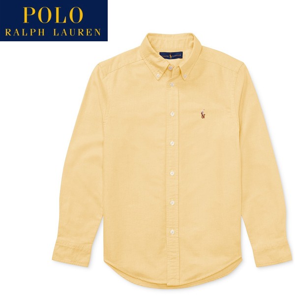 送料無料 POLO RALPH LAUREN ポロ ラルフローレン ボーイズサイズ 323677133004 オックスフォードシャツ 長袖 ボタンダウン 襟付き シャ