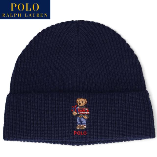 送料無料 ポロ ラルフローレン ニット帽  PC1143 433 ニットキャップ 帽子 ポロベア ビーニー POLO RALPH LAUREN 7,865円