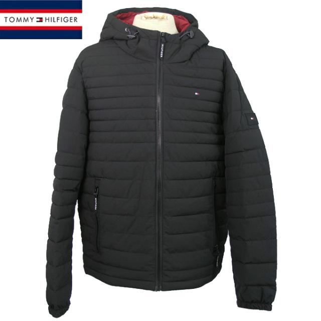 送料無料 トミーヒルフィガー 中綿ジャケット 151AP619 BLACK アウター 防寒 防風 メンズ TOMMY HILFIGER