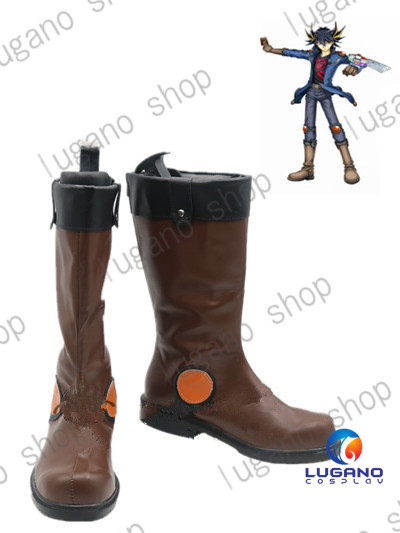 遊戯王  5Ds　不動遊星 ふどうゆうせい  風  コスプレ専用靴 ブーツ ハロウィンの通販は 6,850円