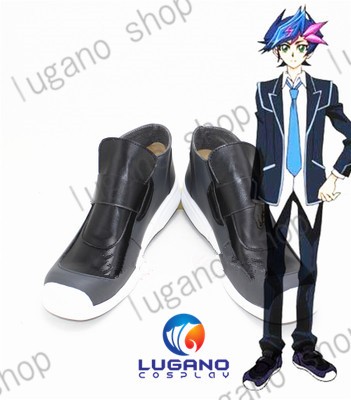 遊戯王 VRAINS 藤木遊作 ふじきゆうさく 風 コスプレ専用靴 ブーツ ハロウィンの通販はau PAY マーケット - ルガーノショップ | au  PAY マーケット－通販サイト