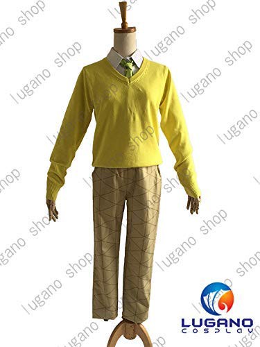 鬼滅の刃 我妻 善逸(あがつま ぜんいつ) キメツ学園物語 風  コスプレ衣装  cosplay　コスチューム ハロウィン　イベント