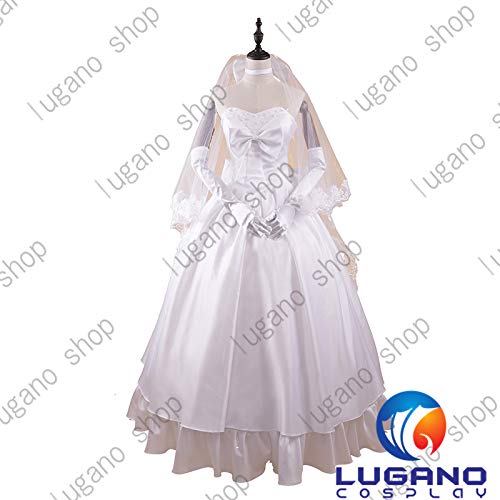 Fate Saber セイバー ウェディングドレス アルトリア ペンドラゴン 風 コスプレ衣装　 完全オーダメイドも対応可