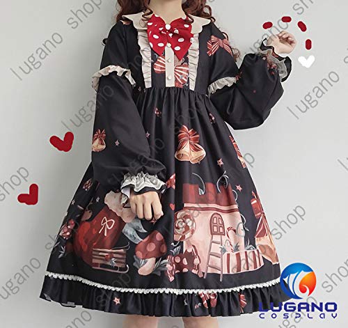 萌えゴシック ロリータ風 Sweet Gothic Lolita風 ワンピース KL005 森