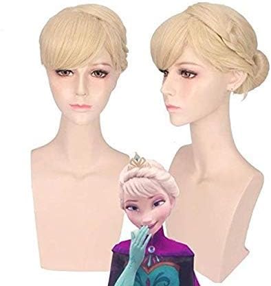 戴冠式 エルサ セット済みウィッグ ◇エルサ(戴冠式)風ウィッグの作り方◇ | クラッセ実験室ブログ