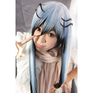 DK358ぬらりひょんの孫 雪麗 せつら コスプレ衣装+ウィッグ+髪飾り＋