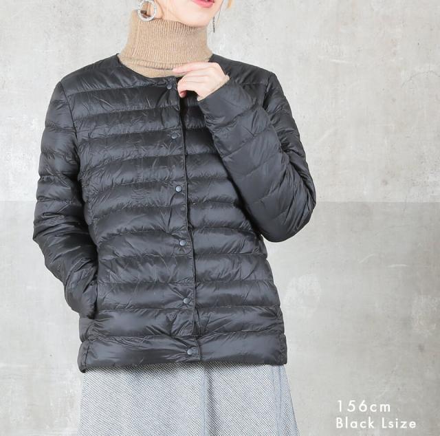 インナーダウン ライトダウン 2way ダウンジャケット ダウン トップス ロングダウン レディース ラウンドネック Uネック Vネック ノーカの通販はau Pay マーケット クローバーデポ 5400円以上で送料無料