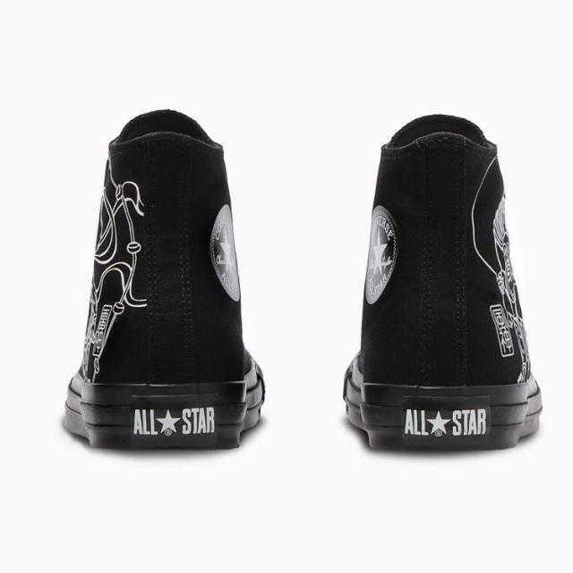 コンバース ハイカット キャンバス オールスター フウジンライジン 限定 スニーカー ALL STAR FUJINRAIJIN HI メンズ  ブラック ホワイト 新作 プレゼント 靴 国内正規品 風神雷神 送料無料 25cm 25.5cm 26cm 27cm 28cm 男性 31316660 31316661