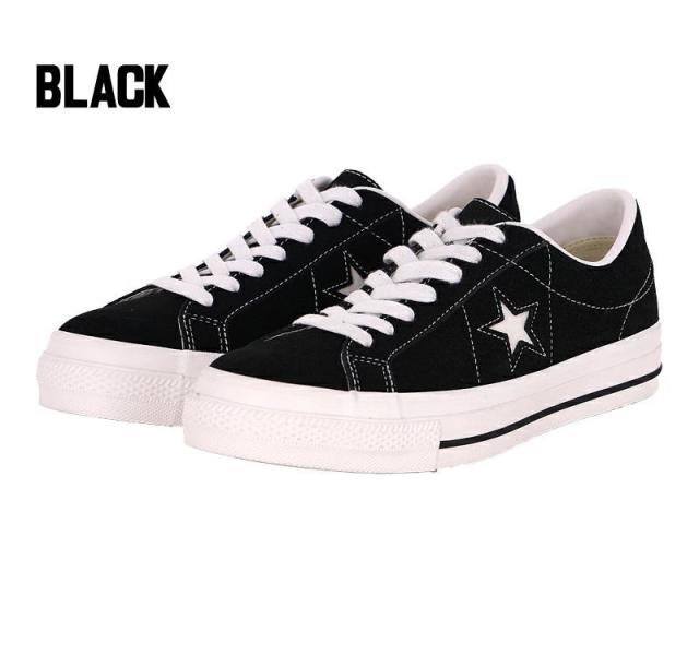 コンバース ワンスター スエード CONVERSE ONE STAR SD OX 定番 ローカット レザー スニーカー メンズ スニーカー 限定 男性 靴 かっこいい ブラック ネイビー 黒 紺 大きいサイズ 35200860 35200862 23cm 23.5cm 24cm 24.5cm 25cm 25.5cm 26cm 26.5cm 27cm 27.5cm 28cm 29cm