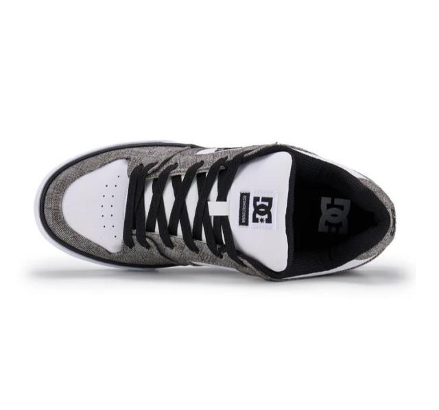 ディーシー dc メンズ ローカット スニーカー シューズ ピュア TX SE DM252302 DC SHOES PURE TX SE ダンス スケーター 限定 白 ホワイト グレー WGY 男性 通学 かっこいい キングサイズ 25cm 25.5cm 26cm 26.5cm 27cm 28cm 29cm