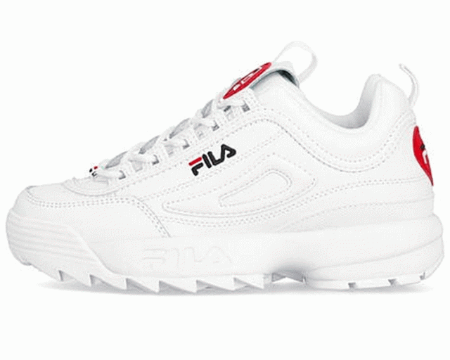 フィラ Fila ダッドスニーカー 厚底 スニーカー レディース ブランド 白 おしゃれ かわいい ディスラプター 2 ハート ウィメンズ F0500 0の通販はau Pay マーケット ミトモ