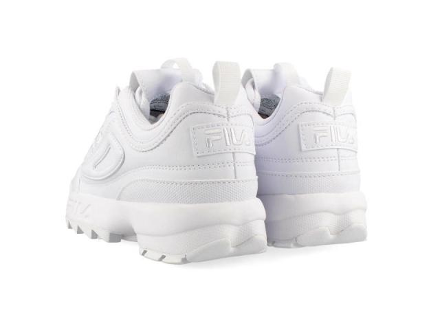 フィラ FILA  ダッドスニーカー 厚底 スニーカー レディース ブランド 白 おしゃれ かわいい ディスラプター 2 DISRUPTOR II ufw23029 101 ホワイト 白 女性 靴 ダンス ストリート 22.5cm 23.0cm 23.5cm 24cm 24.5cm 25cm