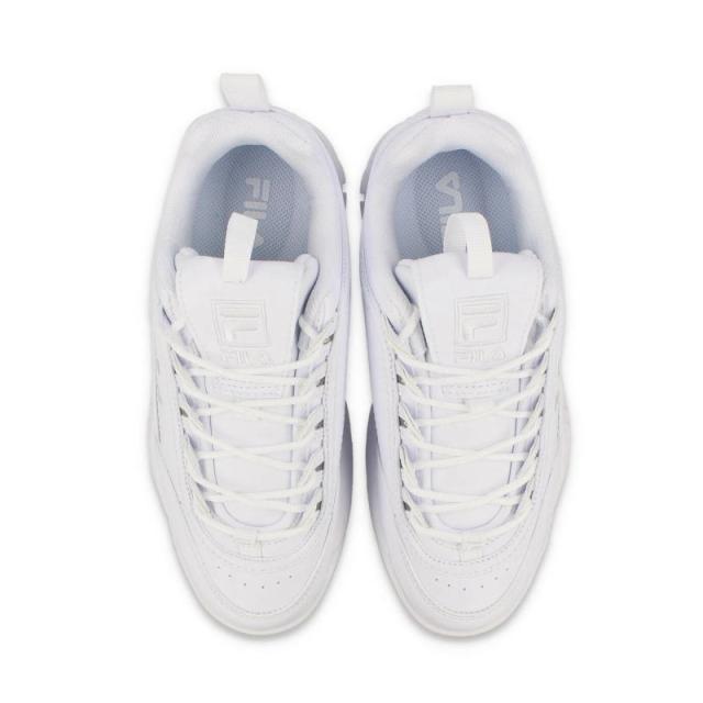 フィラ FILA  ダッドスニーカー 厚底 スニーカー レディース ブランド 白 おしゃれ かわいい ディスラプター 2 DISRUPTOR II ufw23029 101 ホワイト 白 女性 靴 ダンス ストリート 22.5cm 23.0cm 23.5cm 24cm 24.5cm 25cm
