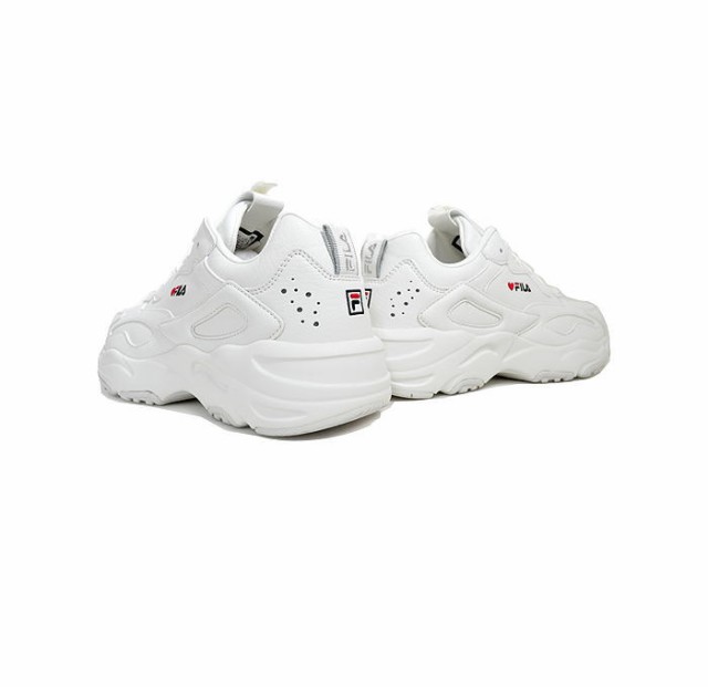 新品　24.5cm FILA フィラ　海外限定　スニーカー　白　ダットスニーカー