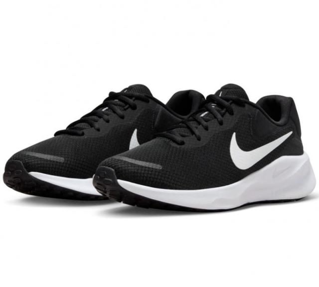 ナイキ メンズ ランニングシューズ レボリューション7 FB2207-001 REVOLUTION 7 黒 白 ローカット ホワイト ブラック スニーカー 速い メッシュ 運動靴 軽量 運動会 ホワイト 白靴 通勤 通学 送料無料 大きいサイズ 24.0cm 24.5cm 25cm 25.5cm 26cm 26.5cm 27cm 28cm 29cmの通販は 5,354円