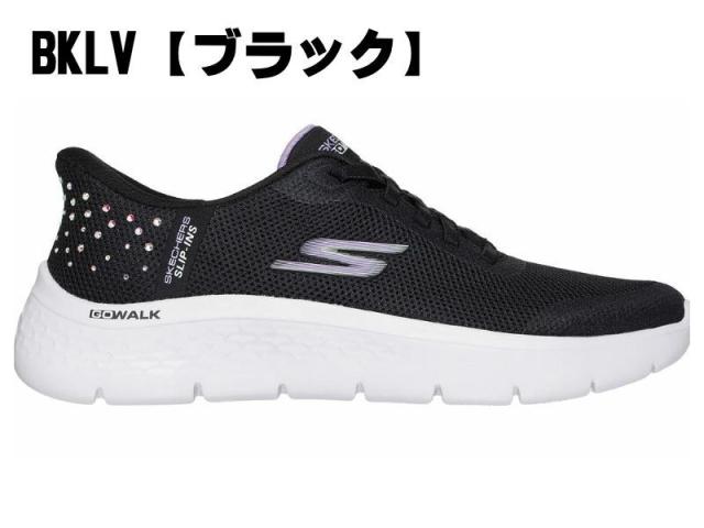 スケッチャーズ レディース スリップインズ GO WALK FLEX-KRYST ゴーウォーク フレックス - クリスタ　SKECHERS 125502 ローカット スニーカー ピンク ブラック BKLV LTPK 女性靴 ウォーキングシューズ 健康 軽量 22cm 22.5cm 23cm 23.5cm 24cm 24.5cm 25cm 25.5cm 26cm